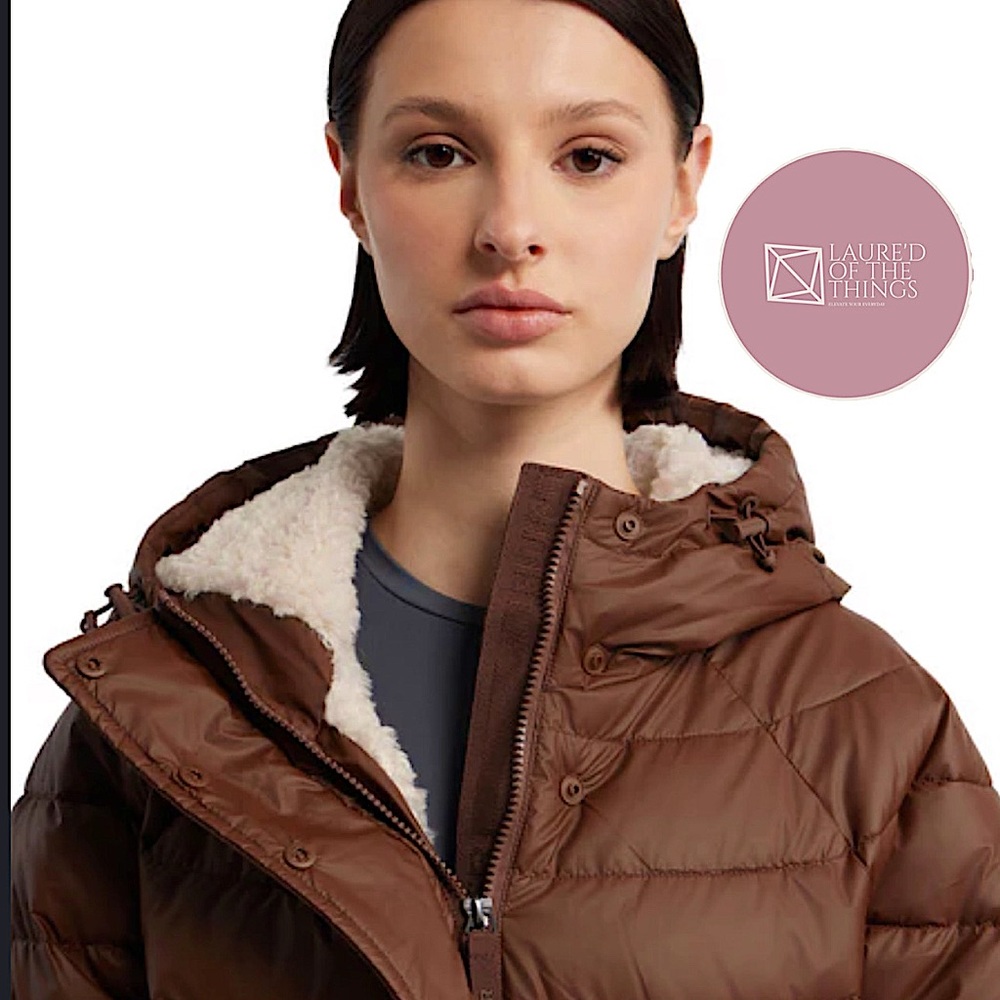 NWT Size XL Hunter Admiral Puffer Jacket Y8632HUL  - Almond Marshmallow